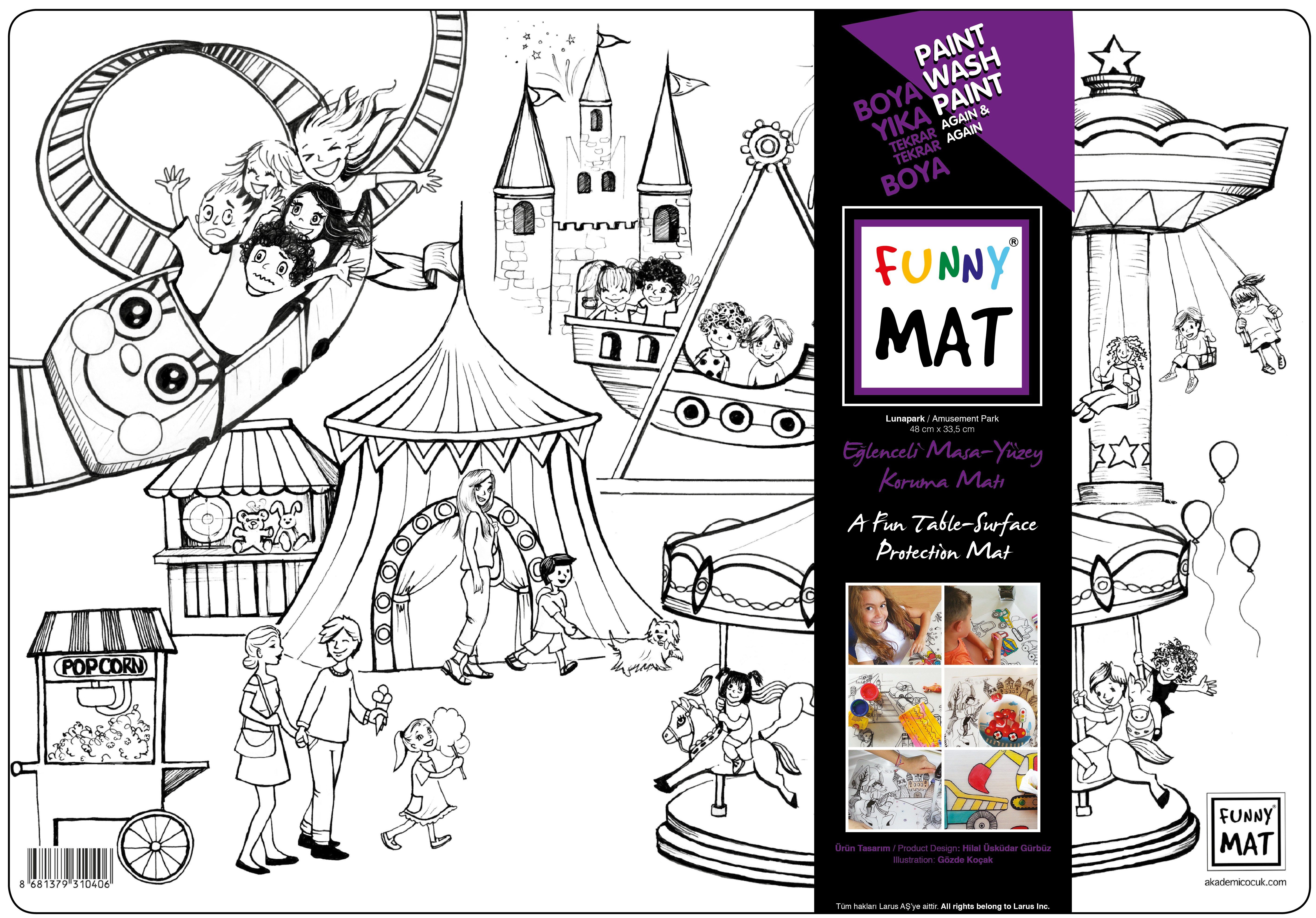 AKADEMI ÇOCUK-FUNNY MAT-LUNAPARK