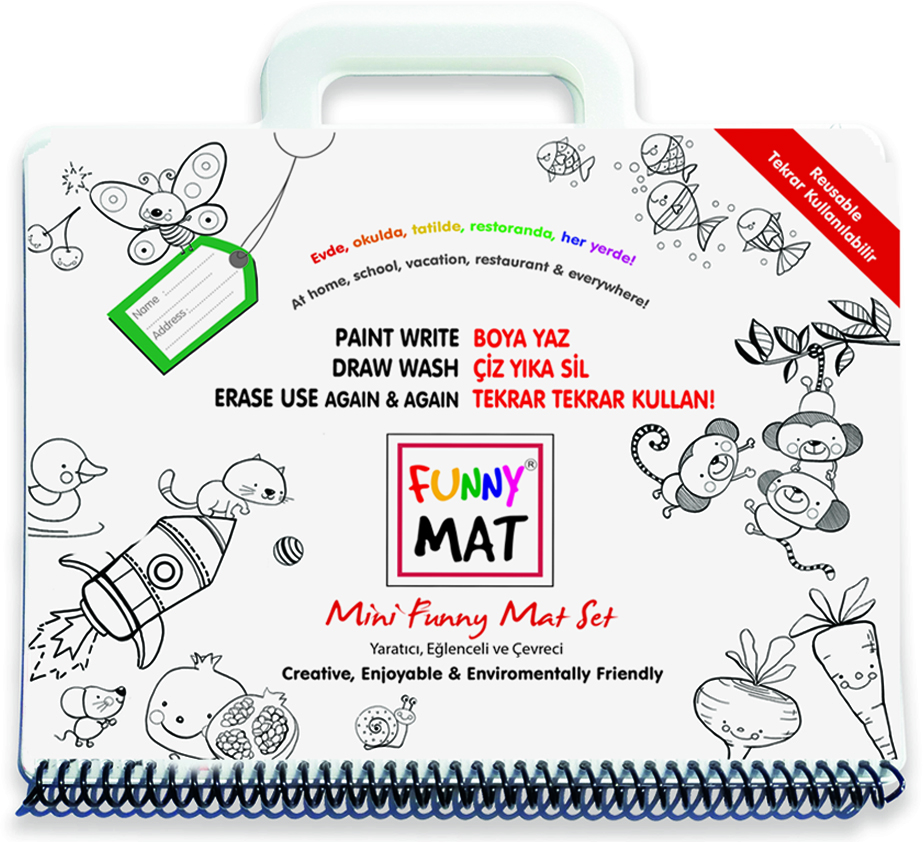 FUNNY MAT - SEYAHAT BOYAMA MİNİ SET