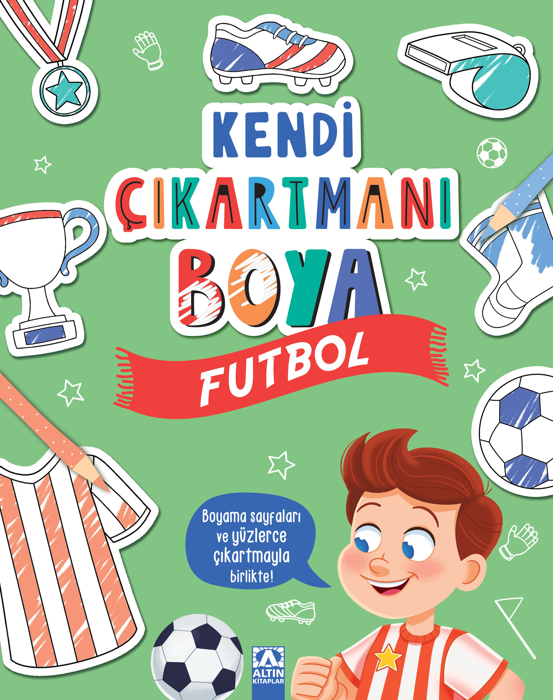KENDİ ÇIKARTMANI BOYA FUTBOL