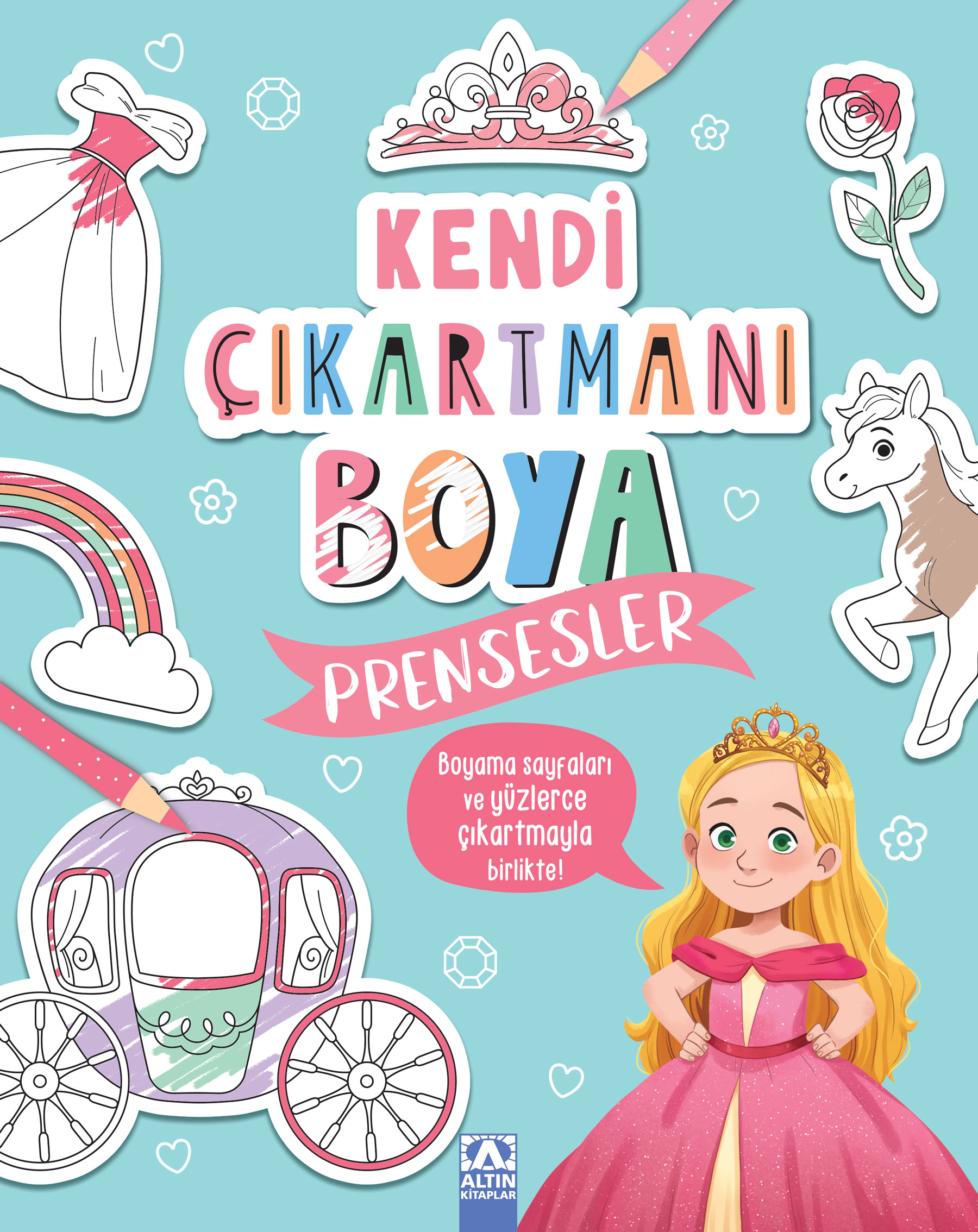KENDİ ÇIKARTMANI BOYA PRENSESLER
